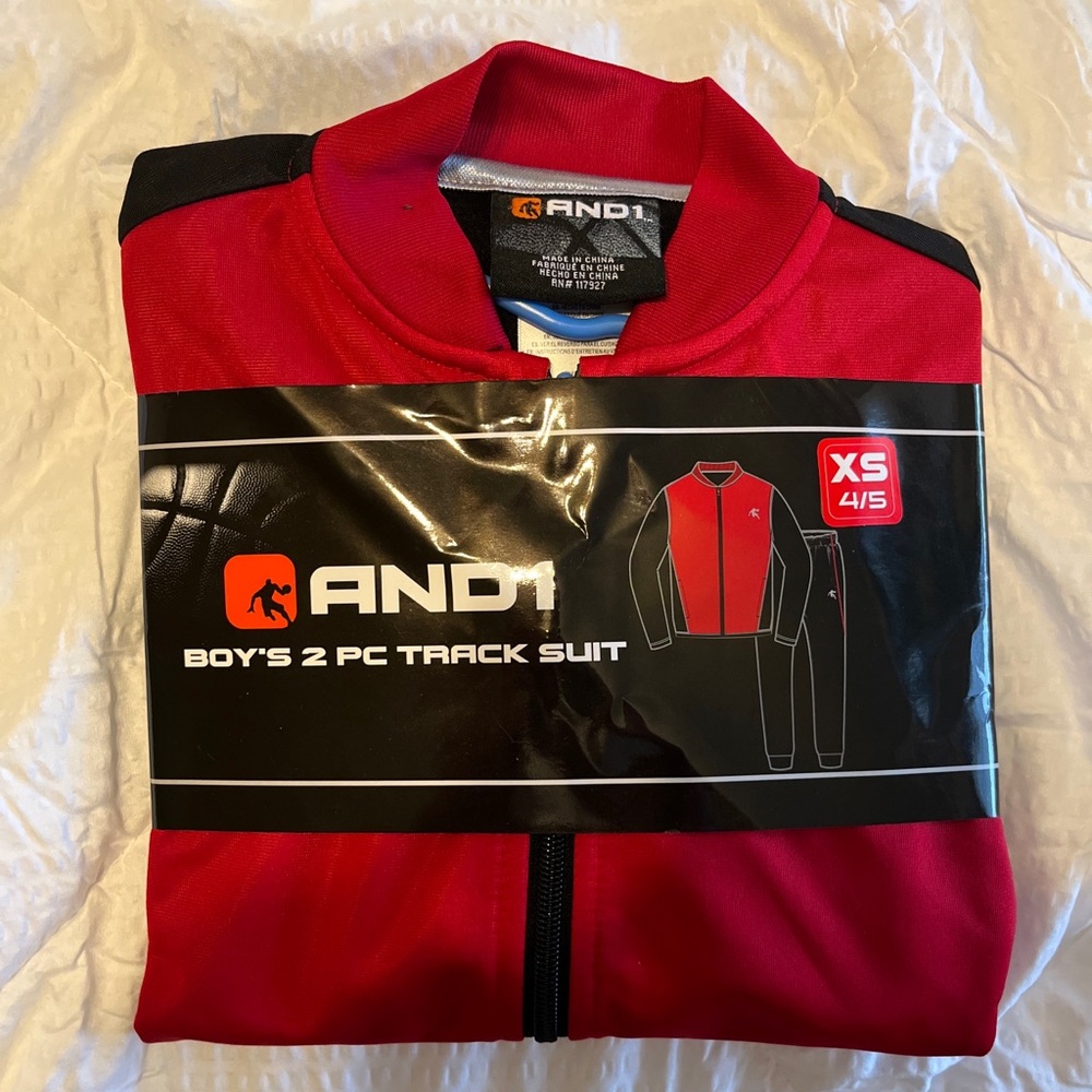 BOYS 4/5T AND1 tracksuit